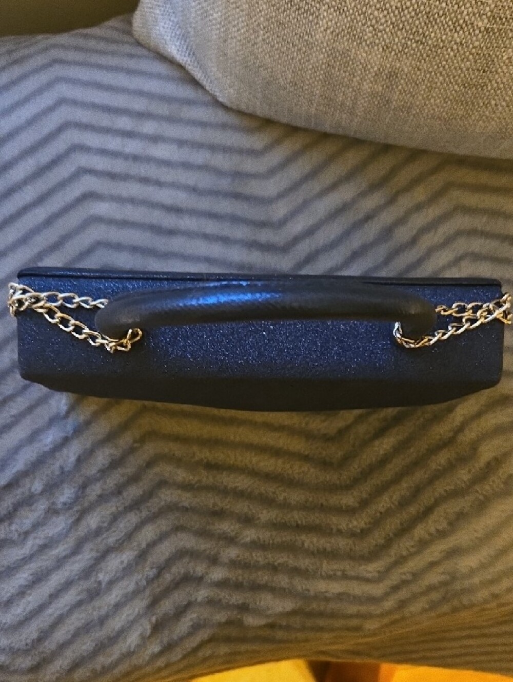Elegant Navy Sparkle Top-Handle Evening Bag ๐ Women's - Picture 7 of 8